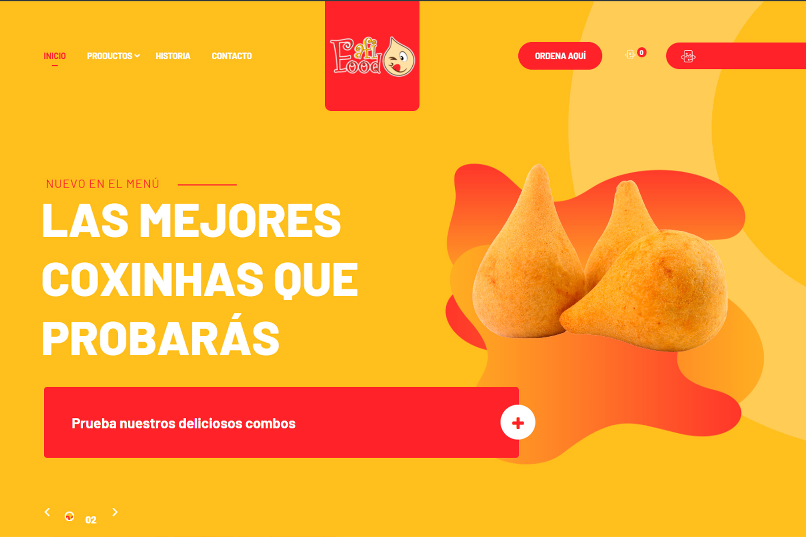 Mayor y Detal de pasapalos brasileños FafiFood