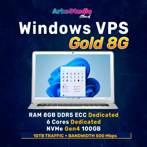 VPS Windows Gold 8G